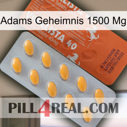 Adams Secret 1500 Mg 43
